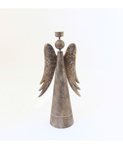 SANTA LILA Świecznik Anioł 24x14x51cm