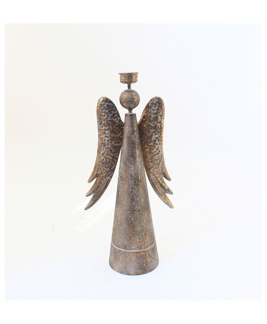 SANTA LILA Świecznik Anioł 24x14x51cm