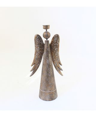 SANTA LILA Świecznik Anioł 24x14x51cm