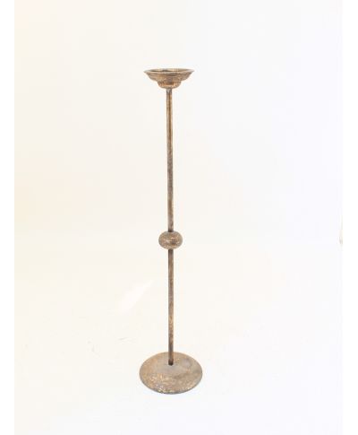 CEDRIC GOLD Świecznik 17,5x17,5x80cm