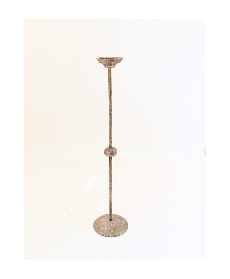 CEDRIC GOLD Świecznik 17,5x17,5x80cm