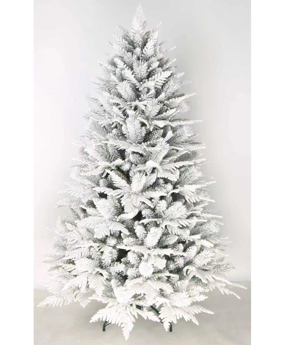 SANTA LILA Choinka 240cm LED ośnieżona