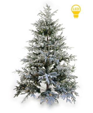 SANTA LILA Choinka 240cm LED ośnieżona