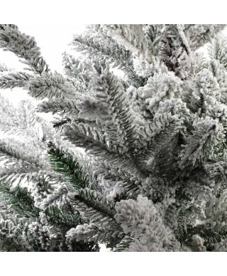 SANTA LILA Choinka 240cm LED ośnieżona