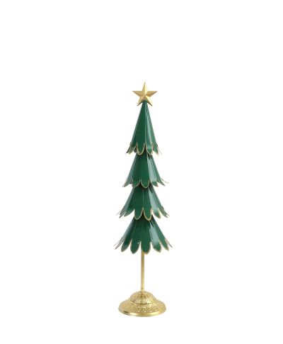 SANTA LILA Figura choinka metalowa 23x18x88cm
