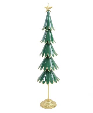 SANTA LILA Figura choinka metalowa 26x18x110cm
