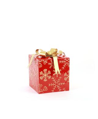 SANTA LILA Figura prezent 18,5x18,5x24cm