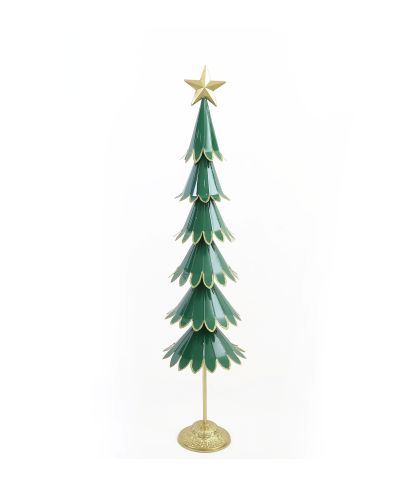 SANTA LILA figura choinka metalowa 29x18x124cm
