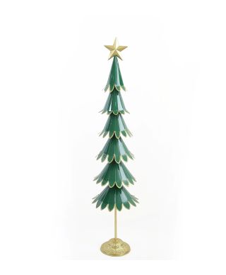 SANTA LILA figura choinka metalowa 29x18x124cm