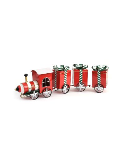 SANTA LILA Pociąg dekoracyjny 87x16x23,5cm