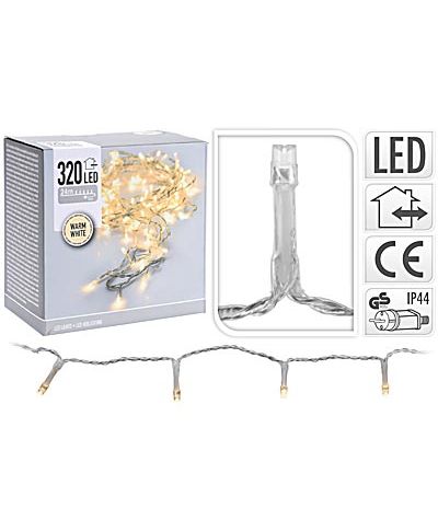 Łańcuch świetlny 320LED 24m ciepły