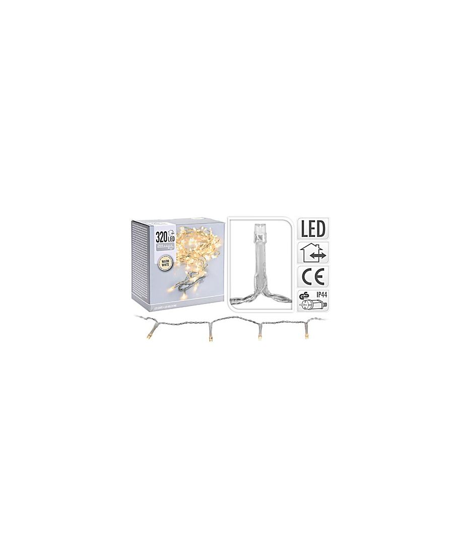 Łańcuch świetlny 320LED 24m ciepły