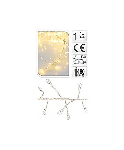 ŁAŃCUCH ŚWIETLNY 480 LED CIEPŁY 4,8M oświetlenie druciane