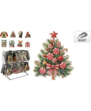 MAGNES ŚWIĄTECZNY 10 CM 8 WZORÓW