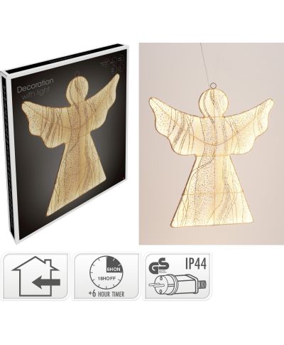 ANIOŁ LED DO ZAWIESZENIA 48 CM