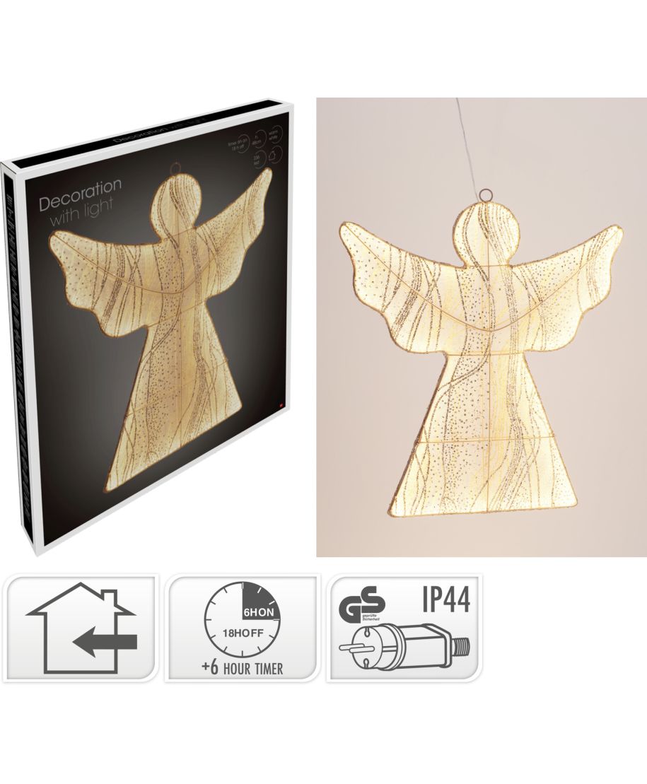 ANIOŁ LED DO ZAWIESZENIA 48 CM