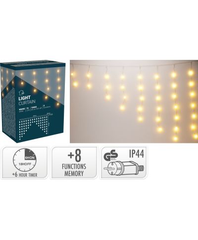 KURTYNA LED 70 LED BOMBKI