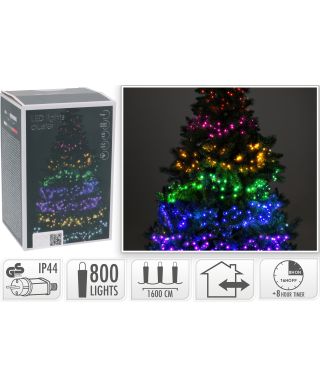 LAMPKI CLUSTER 800 LED WIELOKOLOROWE
