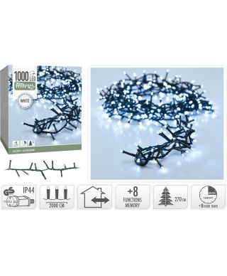 WĄŻ ŚWIETLNY LED 1000 LED BIAŁY
