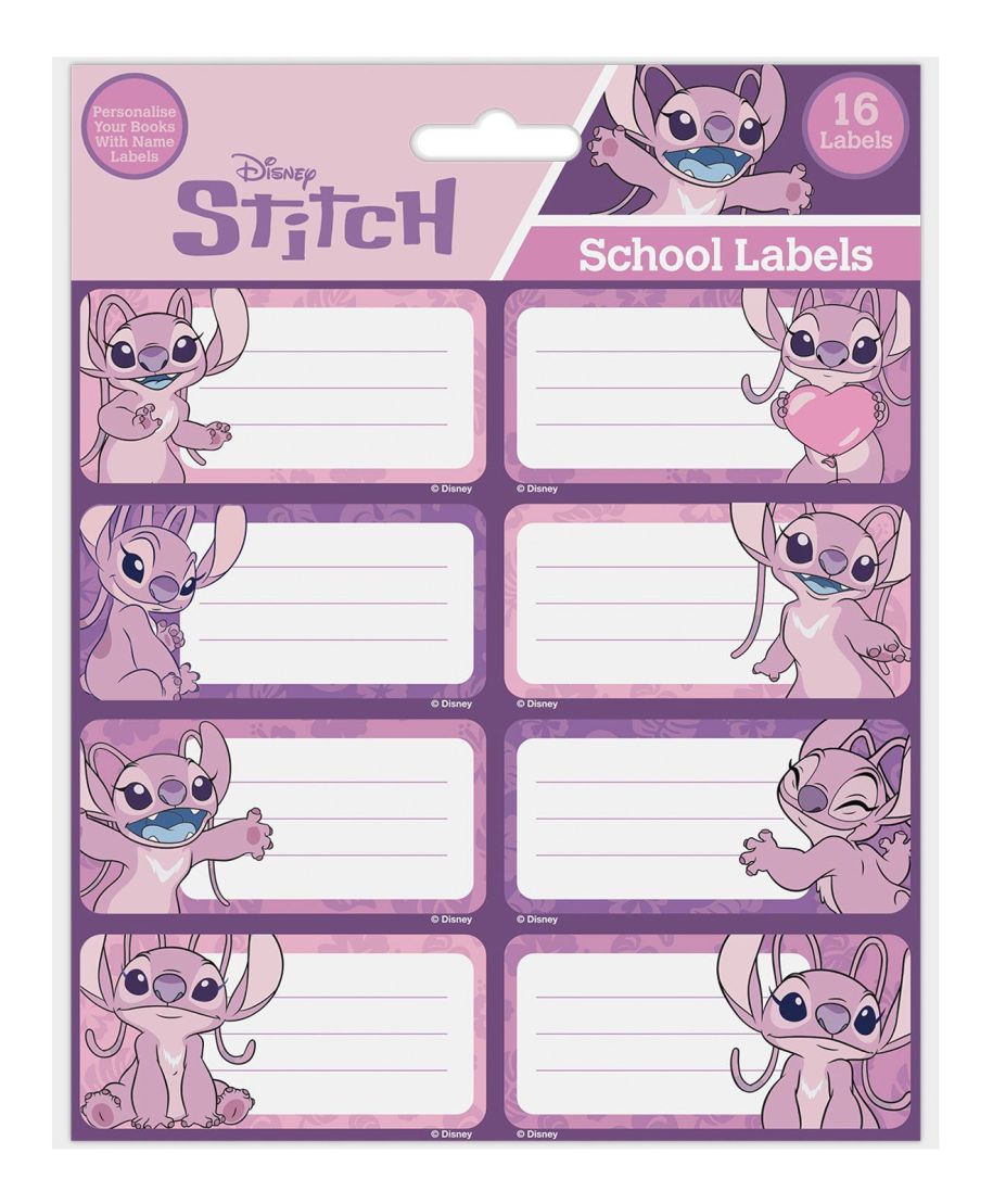 Lilo i Stitch Pink Hawaiian - naklejki na zeszyt