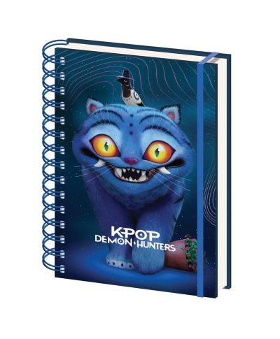 K-Pop Demon Hunters Derpy Tiger - notes A5 z okładką 3D kołozeszyt