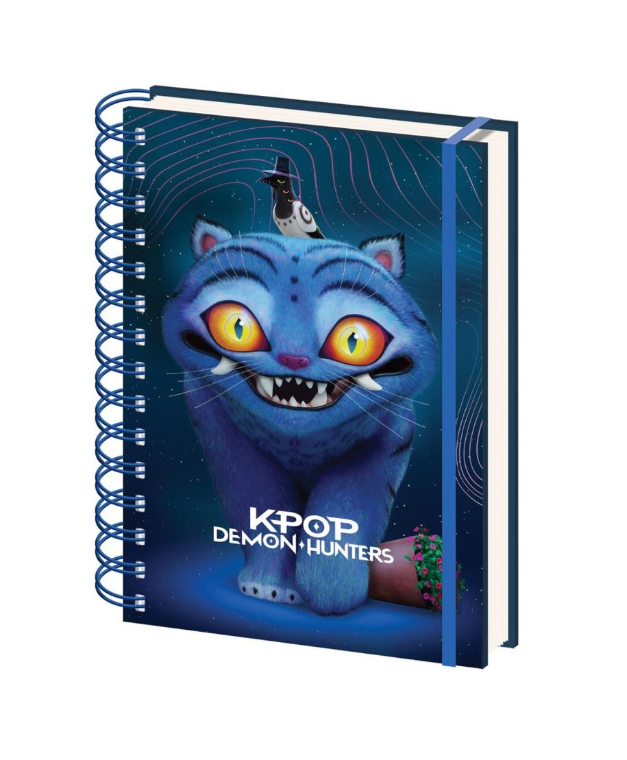 K-Pop Demon Hunters Derpy Tiger - notes A5 z okładką 3D kołozeszyt