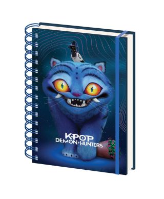 K-Pop Demon Hunters Derpy Tiger - notes A5 z okładką 3D kołozeszyt