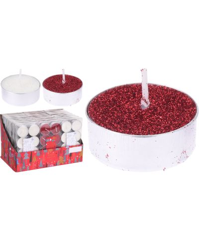 KOMPLET 8 ŚWIEC TEALIGHT MIX 3,5CM