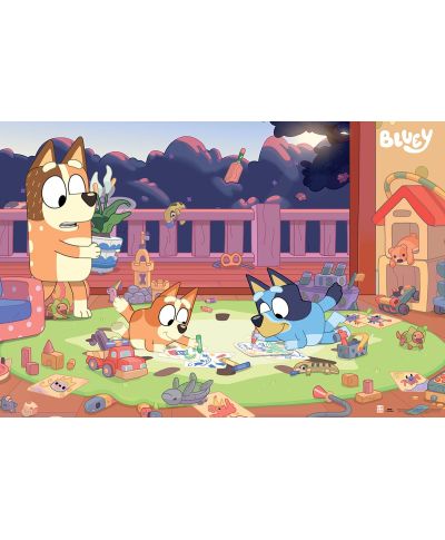 Bluey Home - plakat