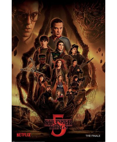 Stranger Things S5 The Finale - plakat
