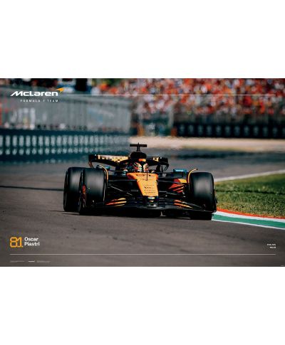 F1 Oscar Piastri Imola - plakat