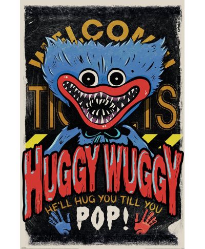 Poppy Playtime Huggy Wuggy - plakat