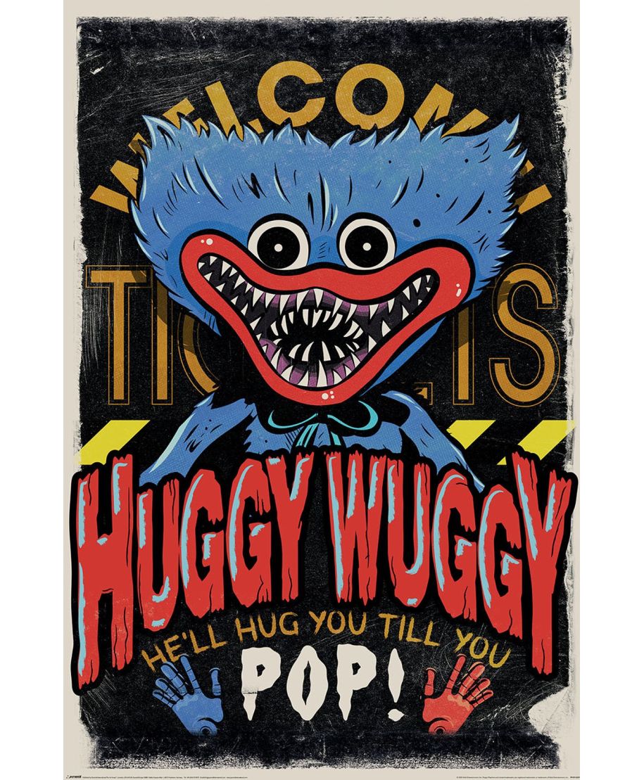 Poppy Playtime Huggy Wuggy - plakat