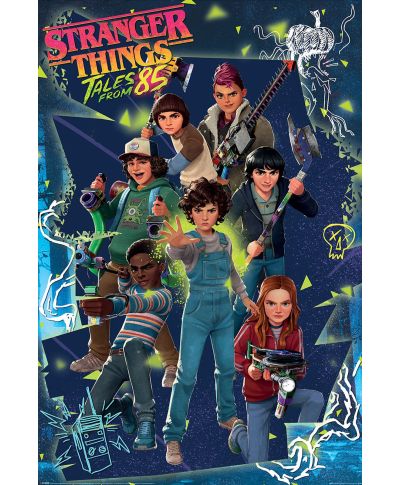 Stranger Things Tales From '85 Cast - plakat