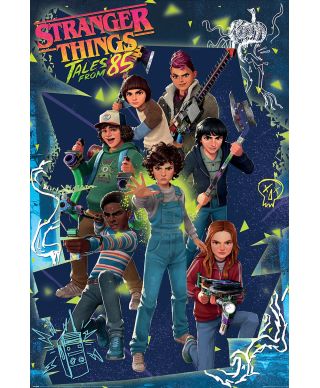 Stranger Things Tales From '85 Cast - plakat