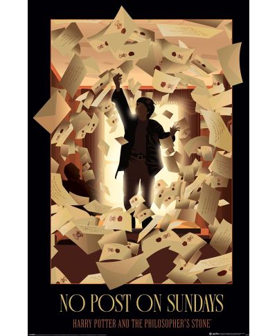 Harry Potter No Post On Sundays - plakat
