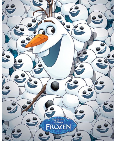 Frozen Fever - Gorączka Lodu Olaf z dziećmi - plakat