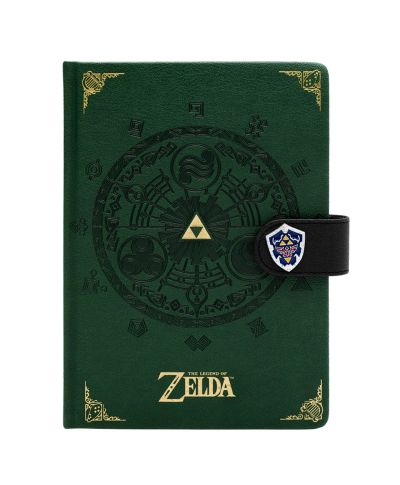 The Legend Of Zelda Medallion - notes A5 skórzany