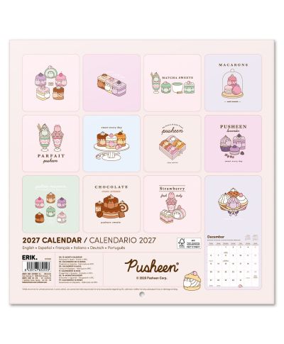 Pusheen - kalendarz 2027
