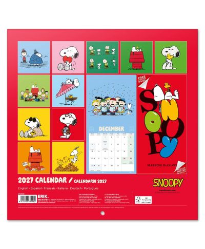 Snoopy - kalendarz 2027