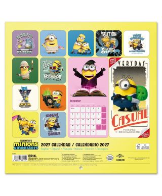 Minionki i straszydła - kalendarz 2027