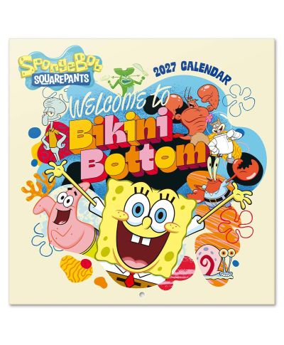 Spongebob Kanciastoporty - kalendarz 2027
