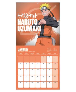 Naruto Shippuden - kalendarz 2027