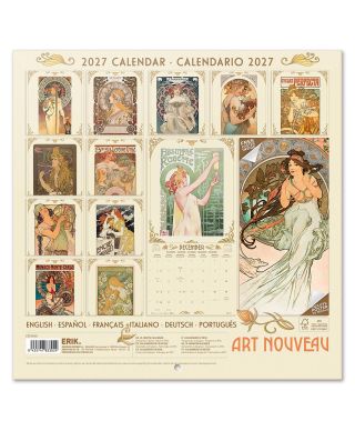 Art Nouveau Secesja - kalendarz 2027