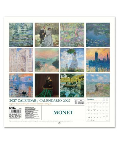 Monet - kalendarz 2027