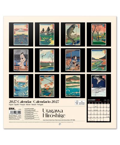 Hiroshige - kalendarz 2027