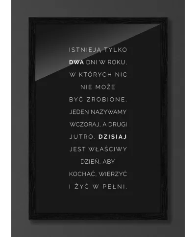 Kochaj, wierz i żyj w pełni - plakat