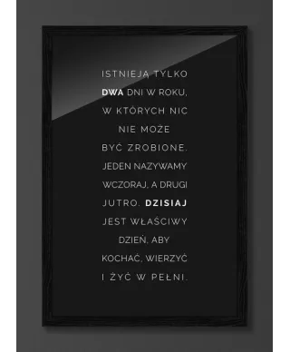 Kochaj, wierz i żyj w pełni - plakat