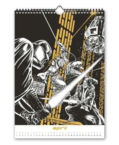 Star Wars Gwiezdne Wojny - kalendarz A3 2027