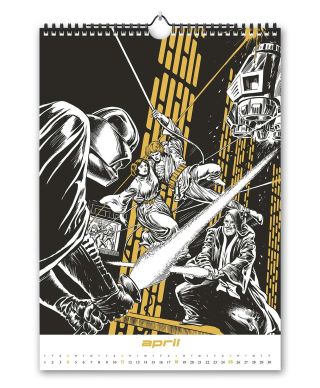 Star Wars Gwiezdne Wojny - kalendarz A3 2027